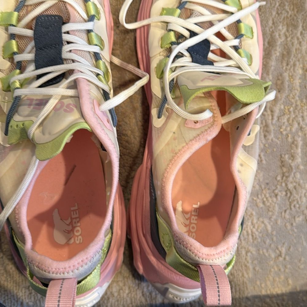 Women’s Pink Chunky Athletic Sneakers - Picture 7 of 10